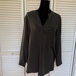 Silk Tunic in Anthracite
